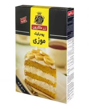 تصویر پودر کیک موز زر ماکارون 500 گرمی