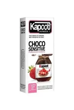 تصویر کاندوم Choco sensitive ضد حساسیت کاپوت 12 عددی