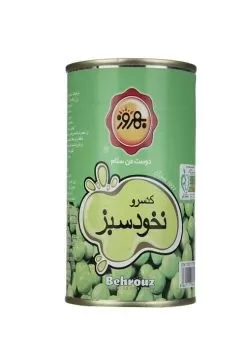 تصویر کنسرو نخود فرنگی بهروز 380 گرمی