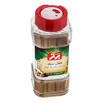 تصویر فلفل سیاه برتر پت 100 گرمی