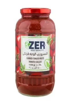 تصویر رب گوجه فرنگی زیر شیشه 1500 گرمی