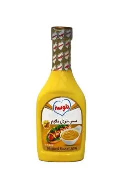 تصویر سس خردل ملایم دلوسه 410 گرمی