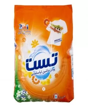 تصویر پودر لباسشویی ماشینی تست 2000 گرمی