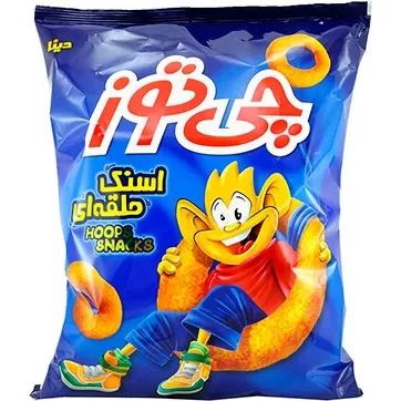 تصویر اسنک پنیری حلقه ای چی توز 200 گرمی