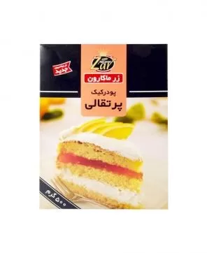 تصویر پودر کیک پرتقال زر ماکارون 500 گرمی