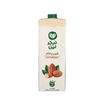 تصویر شیر بادام قند خرما نیچر لین 1000 میلی لیتری