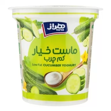 تصویر ماست چکیده خیار هراز 750 گرمی