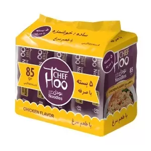 تصویر نودل مرغ شف هو پک 5 عددی
