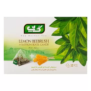 تصویر دمنوش به لیمو با نبات گپ 12 عددی