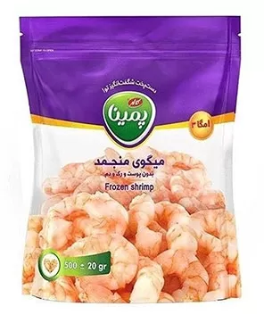 تصویر میگو 71.90 پمینا 500 گرمی