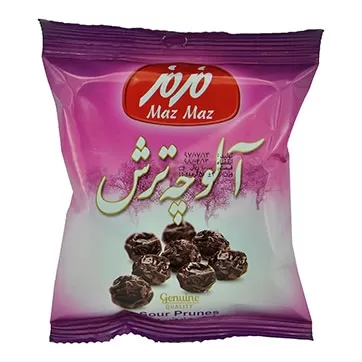 تصویر آلوچه ترش مزمز 50 گرمی