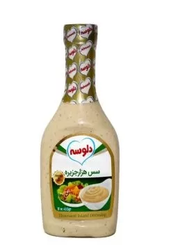 تصویر سس هزارجزیره دلوسه 410 گرمی