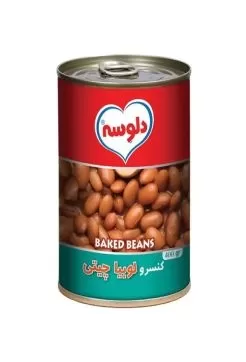 تصویر کنسرو لوبیا دلوسه 400 گرمی