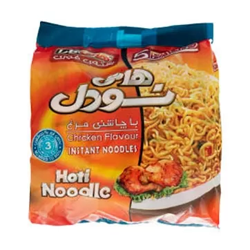 تصویر نودل مرغ و گوجه فرنگی هاتی کارا 5 عددی