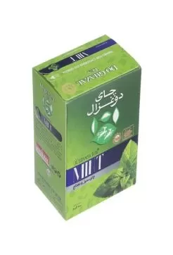 تصویر چای سبز و نعناع دو غزال 100 گرمی