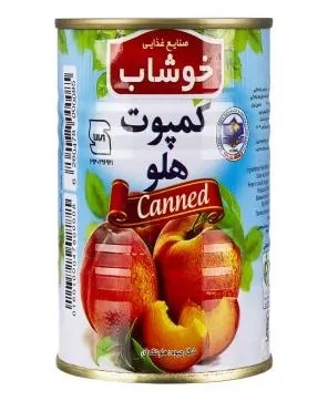 تصویر کمپوت هلو خوشاب 350 گرمی