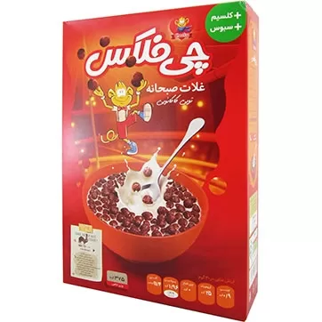 تصویر کورن فلکس شکلاتی توپی چی پف جعبه 375 گرمی