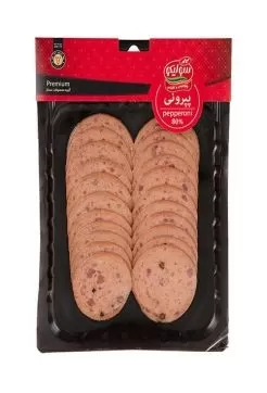 تصویر کالباس 80% پپرونی سولیکو 300 گرمی