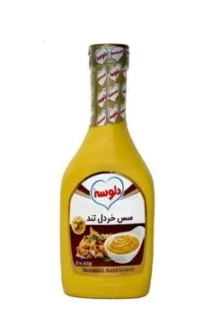 تصویر سس خردل تند دلوسه 410 گرمی
