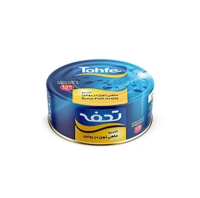 تصویر تن ماهی در روغن تحفه 120 گرمی