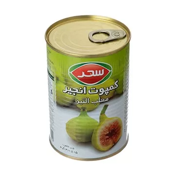 تصویر کمپوت انجیر سحر 410 گرمی