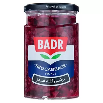 تصویر ترشی کلم قرمز بدر 630 گرمی