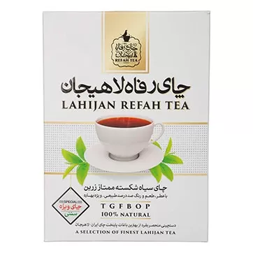 تصویر چای شکسته ممتاز زرین رفاه لاهیجان 350 گرمی