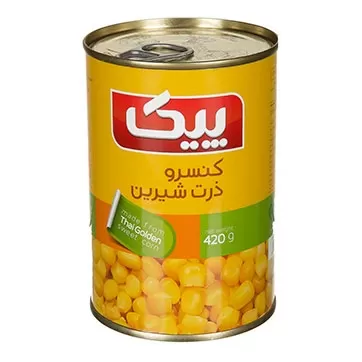 تصویر کنسرو ذرت پیک 420 گرمی