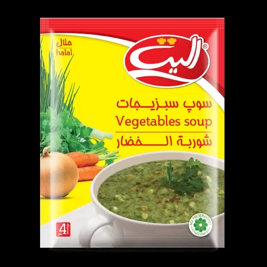 تصویر سوپ سبزیجات الیت 75 گرمی