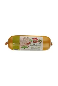 تصویر کالباس قارچ و مرغ 55% سولیکو خانواده 500 گرمی