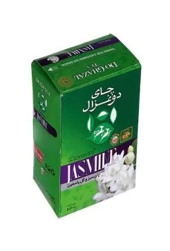 تصویر چای ‌سبز و یاسمین دو غزال 100 گرمی