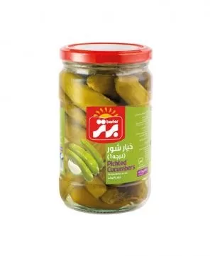 تصویر خیارشور درجه یک برتر 670 گرمی