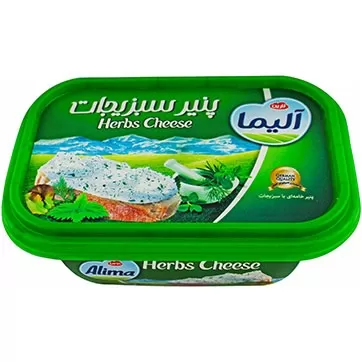 تصویر پنیر سبزیجات آلیما 250 گرمی