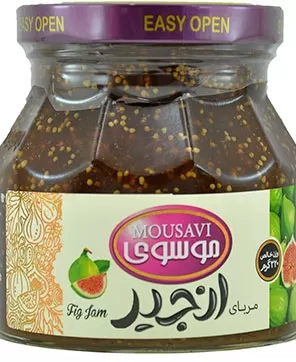 تصویر مربا انجیر موسوی 320 گرمی