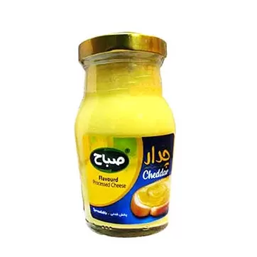 تصویر پنیر پروسس با طعم چدار صباح 240 گرمی