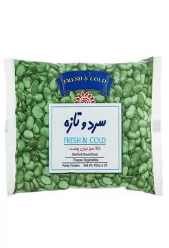 تصویر باقلا منجمد سرد و تازه 400 گرمی