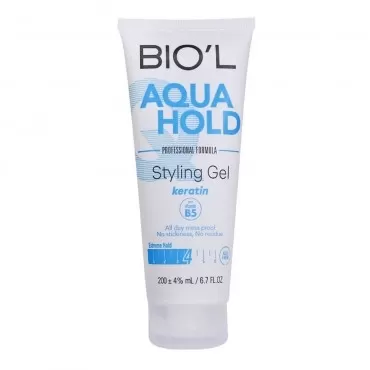 تصویر ژل مو تیوپی AQUA Hold بیول 200 میلی لیتری