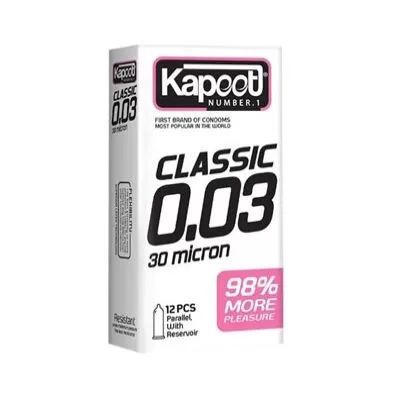 تصویر کاندوم Classic 30 micron کاپوت 10 عددی