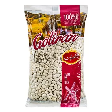 تصویر لوبیا سفید گلیران 900 گرمی
