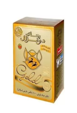 تصویر چای سیاه باروتی گلد دو غزال 500 گرمی