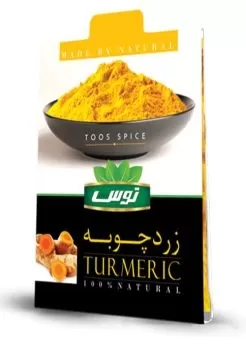 تصویر زردچوبه توس سلفون 80گرمی