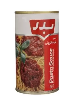 تصویر کنسرو مایه ماکارونی بدر 420 گرمی