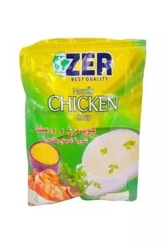 تصویر سوپ آماده با طعم مرغ و ورمیشل زیر 65گرمی