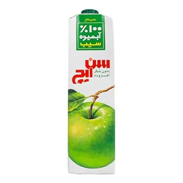 تصویر آبمیوه سیب سن ایچ 1000 میلی لیتری