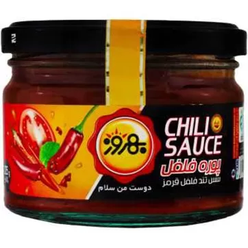 تصویر سس فلفل قرمز تند بهروز 225 گرمی