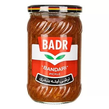 تصویر ترشی لیته بندری بدر 630 گرمی