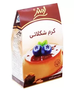 تصویر پودر دسر کارمل شکلاتی با سس کارامل فرمند 70 گرمی