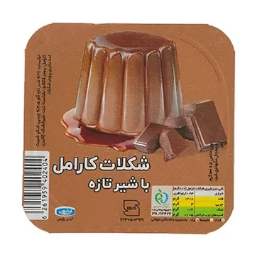 تصویر دسر شکلات کارامل دنت 100 گرمی