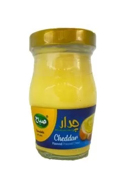 تصویر پنیر پروسس با طعم چدار صباح 140 گرمی