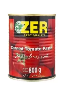 تصویر رب گوجه فرنگی زیر قوطی 800 گرمی
